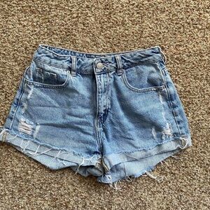 Packing Denim Blue Women's Shorts